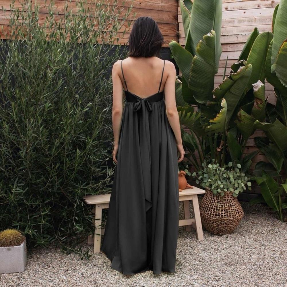 Fame and Partners The Rocco Dress matte-satin-warm-blush